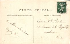 CPA Fantaisie Fleurs Bateaux Hirondelle