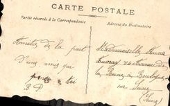 VINTAGE POSTCARD Fantasy Flowers