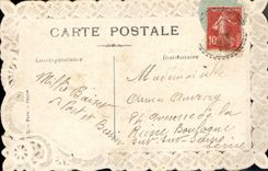 VINTAGE POSTCARD Fantasy Flowers