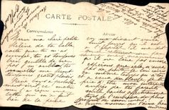 VINTAGE POSTCARD Fantasy Flowers