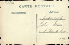 VINTAGE POSTCARD Fantasy Flowers