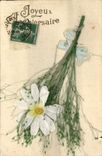 VINTAGE POSTCARD Fantasy Flowers