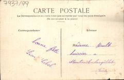 VINTAGE POSTCARD Fantasy Flowers