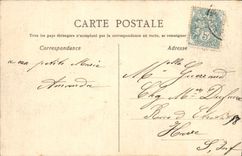 VINTAGE POSTCARD Fantasy Flowers