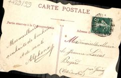 VINTAGE POSTCARD Fantasy Flowers