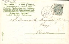 VINTAGE POSTCARD Fantasy Flowers