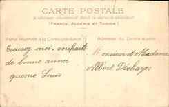 VINTAGE POSTCARD Fantasy Flowers