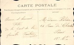 VINTAGE POSTCARD Fantasy Flowers Dove