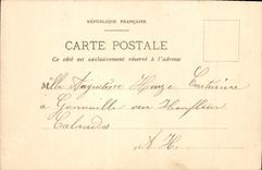 VINTAGE POSTCARD Fantasy Flowers