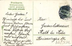 CPA Fantaisie Fleurs Noel