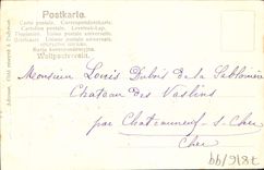 VINTAGE POSTCARD Fantasy Flowers Clover