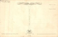 VINTAGE POSTCARD Fantasy Flowers