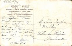 VINTAGE POSTCARD Fantasy Flowers