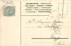 VINTAGE POSTCARD Fantasy Flowers