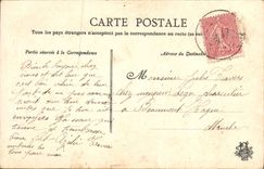 VINTAGE POSTCARD Fantasy Flowers