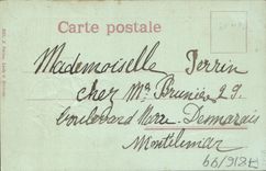 VINTAGE POSTCARD Fantasy Flowers