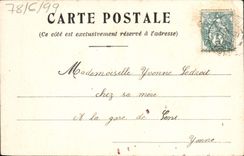 VINTAGE POSTCARD Fantasy Flowers Henriette Broker