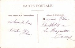 VINTAGE POSTCARD Fantasy Flowers Swallows