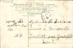 VINTAGE POSTCARD Fantasy Flowers