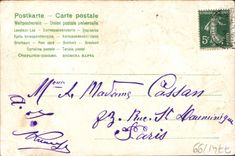 VINTAGE POSTCARD Fantasy Flowers