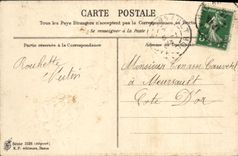 VINTAGE POSTCARD Fantasy Flowers