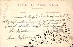 VINTAGE POSTCARD Fantasy Brodee Flowers