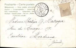 VINTAGE POSTCARD Fantasy Flowers