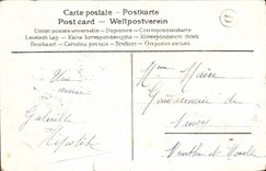 VINTAGE POSTCARD Fantasy Flowers Swallow