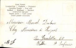 VINTAGE POSTCARD Fantasy Flowers Lily of the valley