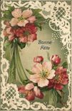 VINTAGE POSTCARD Fantasy Flowers