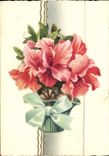 VINTAGE POSTCARD Fantasy Flowers