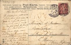 VINTAGE POSTCARD Fantasy Flowers