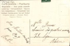 VINTAGE POSTCARD Fantasy Flowers