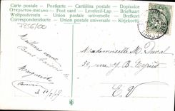 VINTAGE POSTCARD Fantasy Flowers