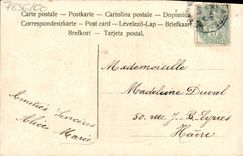 CPA Fantaisie Fleurs Souvenir