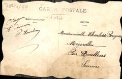 VINTAGE POSTCARD Fantasy Flowers