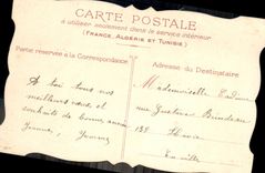 VINTAGE POSTCARD Fantasy Flowers Happy New Year