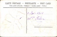 VINTAGE POSTCARD Fantasy Flowers