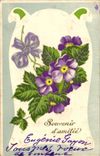 VINTAGE POSTCARD Fantasy Flowers