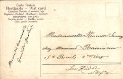 VINTAGE POSTCARD Fantasy Flowers