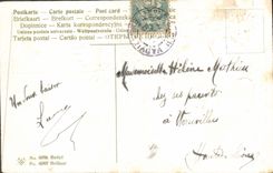 VINTAGE POSTCARD Fantasy Flowers