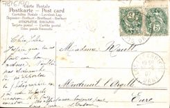 VINTAGE POSTCARD Fantasy Flowers