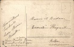 CPA Fantaisie Fleurs Joyeux Noel