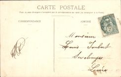 VINTAGE POSTCARD Fantasy Flowers