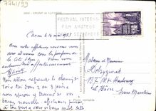 MODERN CARD Field Of Lavender