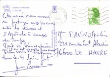 MODERN CARD Field Of Lavender