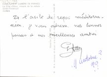 MODERN CARD Colors And Light Of France the Dimension of Azure Miracle Of Nature Garden Of Provence