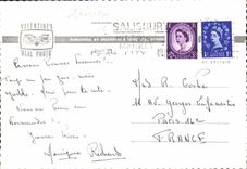 MODERN CARD London Tower Trafalgar Public garden Houses off Parliament Westminster Abbey