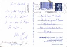 MODERN CARD Tower Bridge Gateway To The City Off London