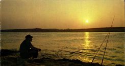 MODERN CARD the Merry ones Of the Mediterranean In the one Evening Softness of Summer sinned